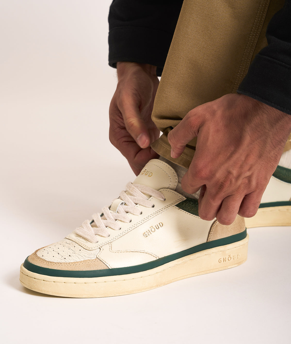 Ghōud Pads Crack Marshmallow Hunter Green (Da Controllare)